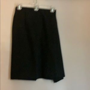 Gray A Line Skirt